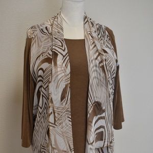 Chico's Traveler Scarf Jacket Size (XL)